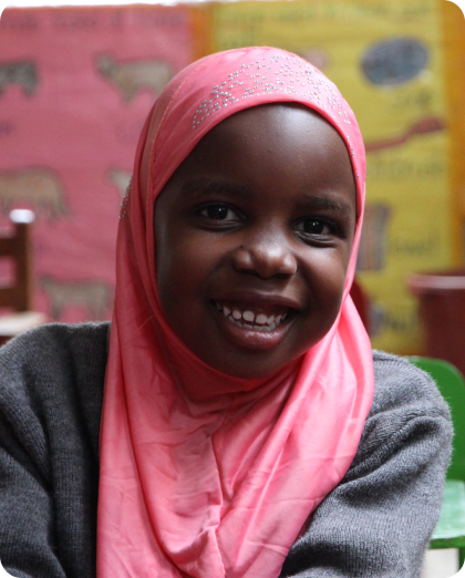 A smiling child